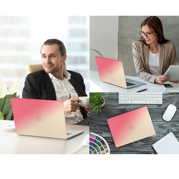 Gradient Pink Case for MacBook Pro 14 Inch 2021 2022 Release Model A2442 - Picture 4 of 6